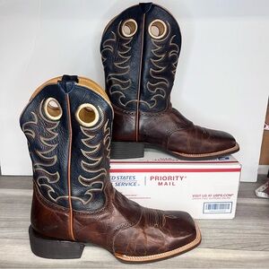 Cody James Xero Gravity Gibson Saddle Vamp Western Boots Mens 13 D Leather